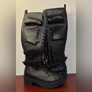 Dolls Kill Current Mood Obsidian Boots